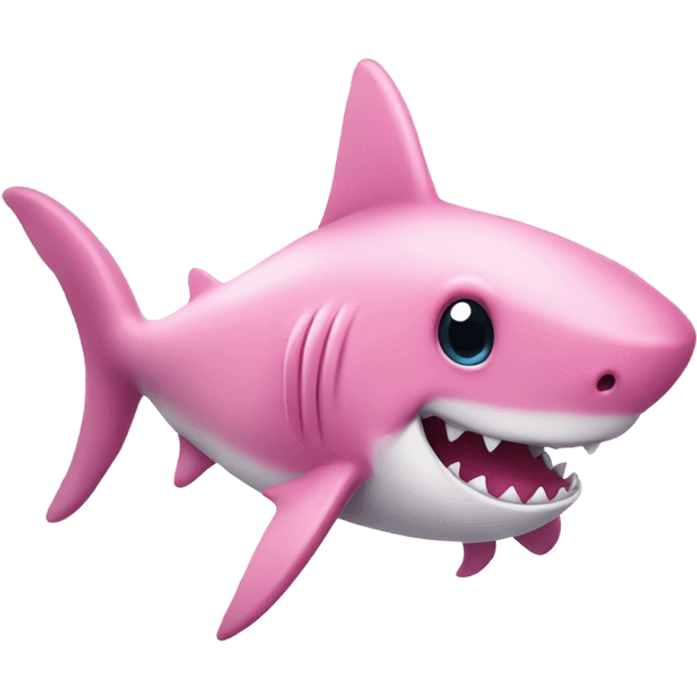 pink cute shark emoji