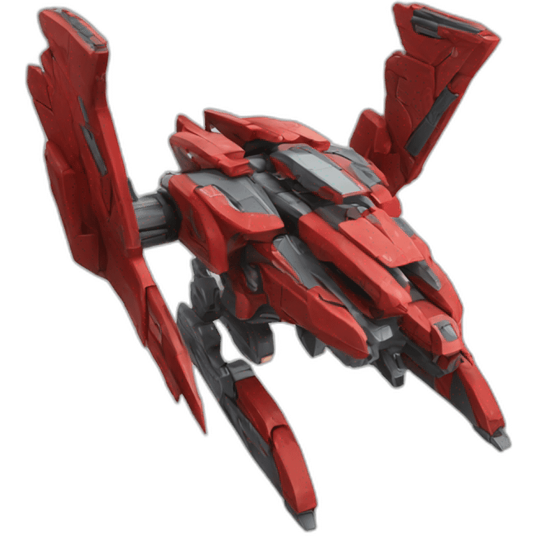 red mecha falcon emoji