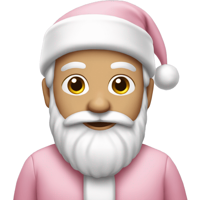 Pastel pink Santa  emoji