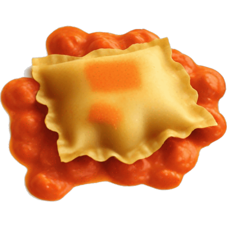 Spicy vodka sauce ravioli emoji