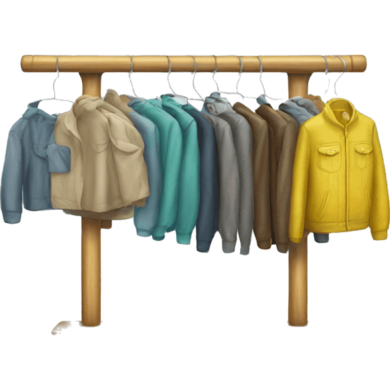 Clothing rack emoji