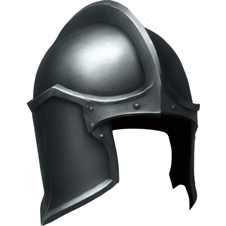 metal knight helmet with visor dark souls emoji