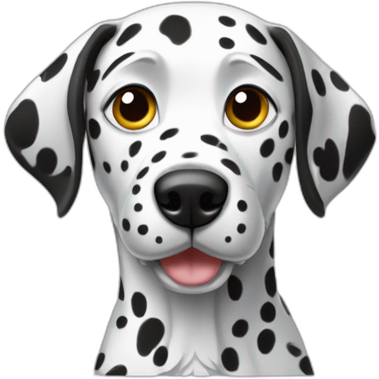 Dalmatien qui rigole emoji