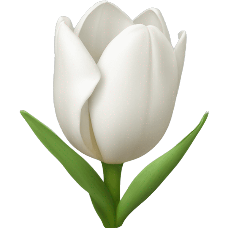 White Tulps  emoji