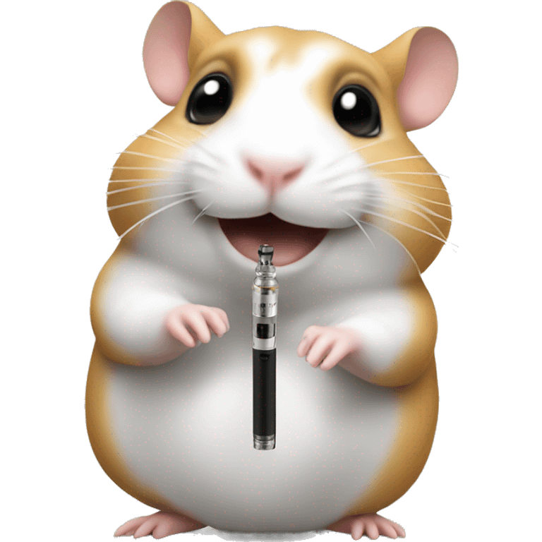 hamster smoke e-cigarette emoji