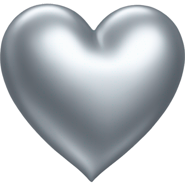 Silver heart emoji