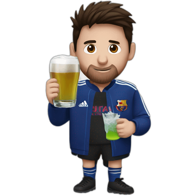 Messi drinking mate emoji