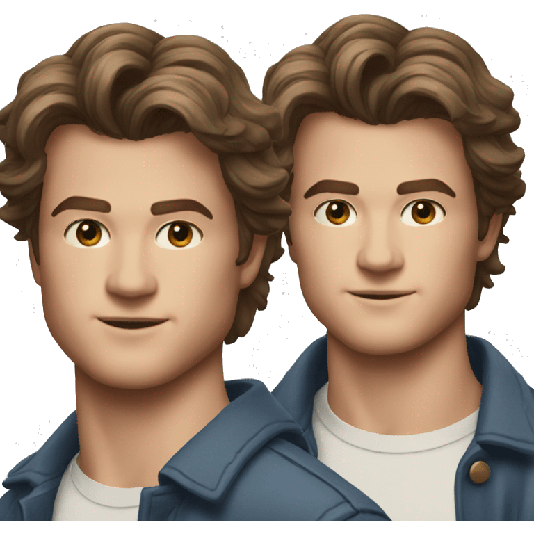 Handsome man that looks similar to Steve Harrington emoji