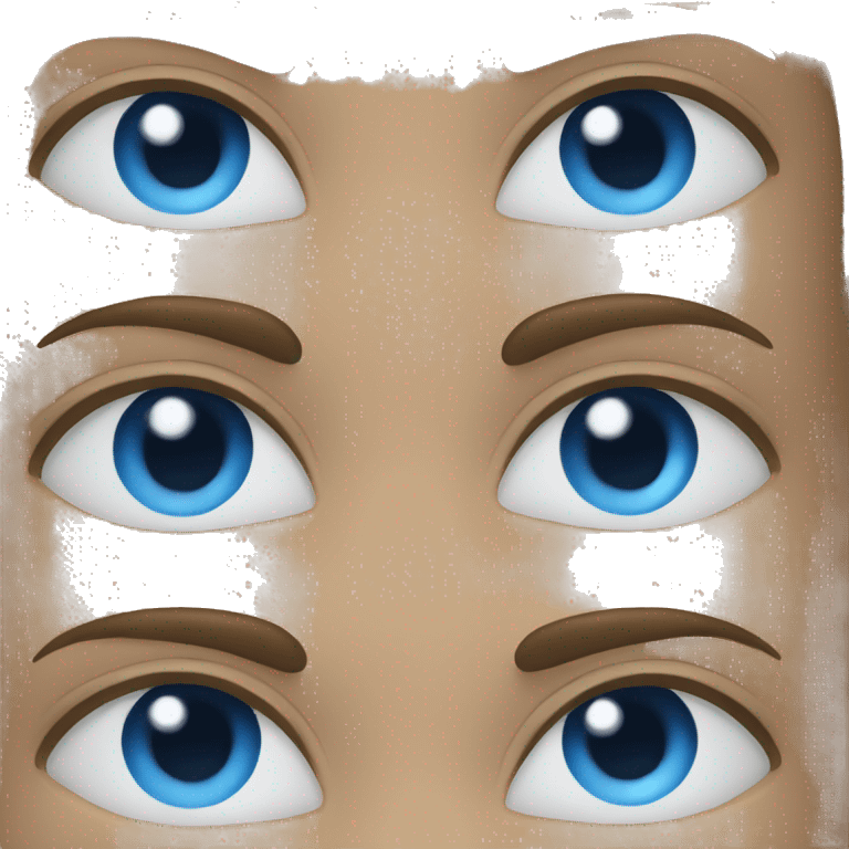 Children boy eyes blue emoji