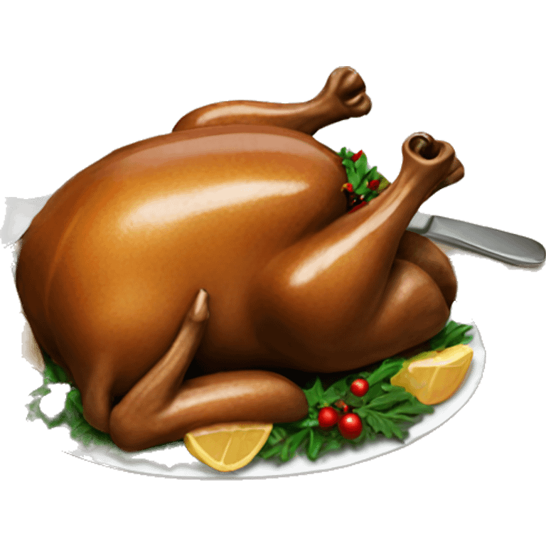 Christmas dinner emoji