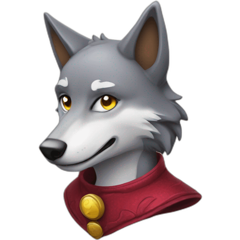 Magicien loup emoji