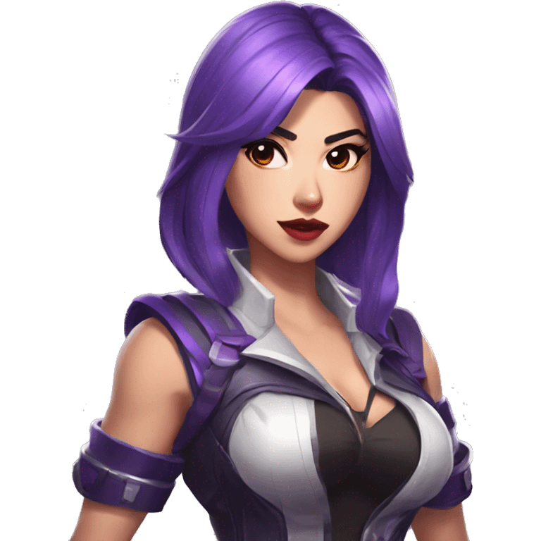 Selena from Mobile legends Bang Bang stands outraged emoji