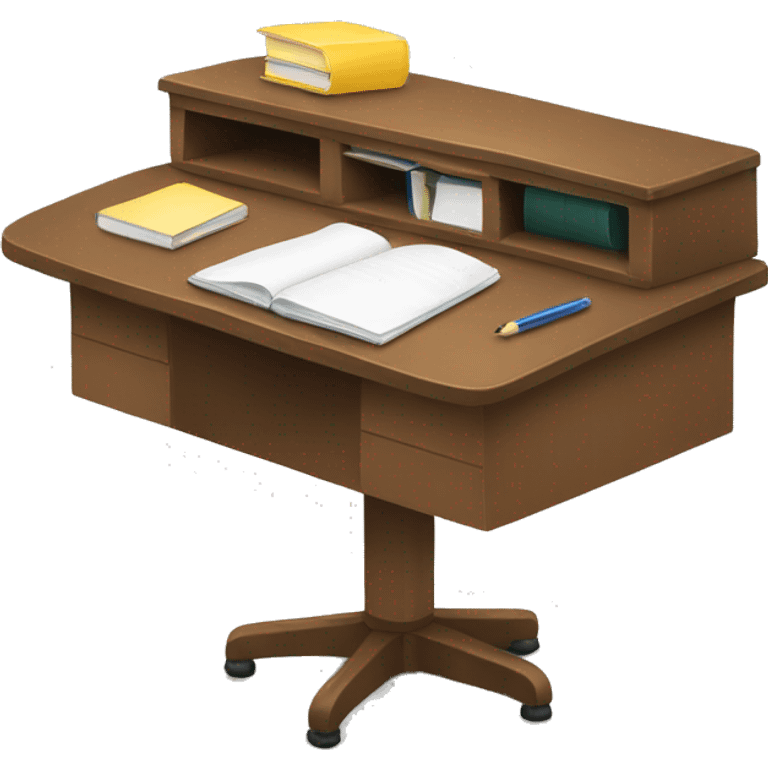 student desk emoji