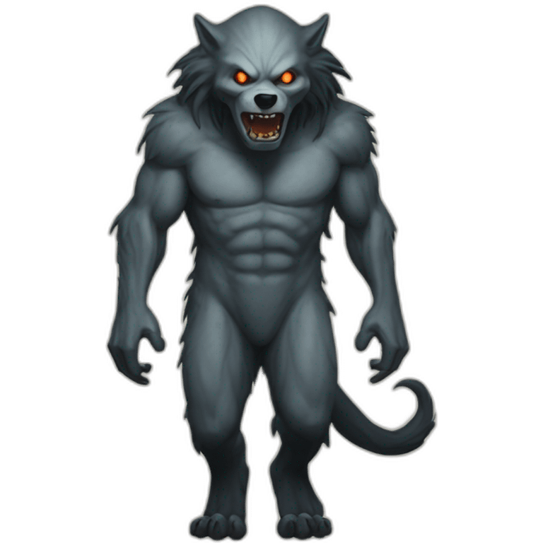 Super scary skinwalker emoji