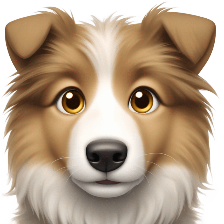 Sheltie puppy  emoji