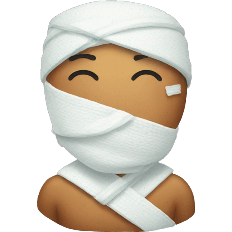 Love with bandage emoji