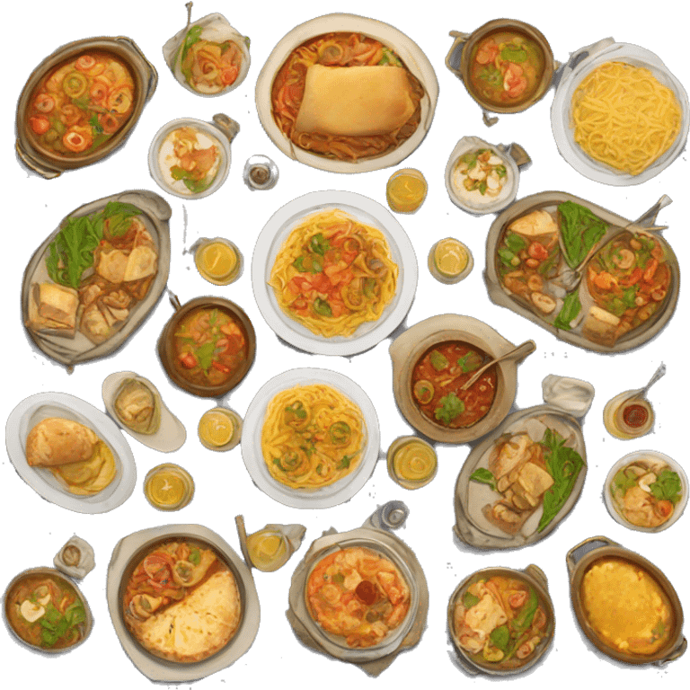 Shabbos dinner emoji