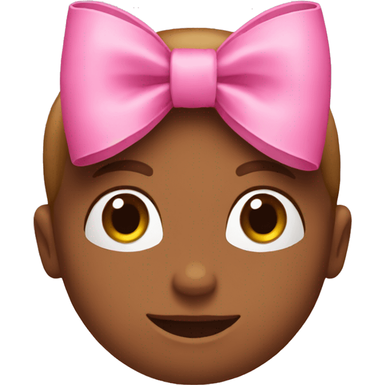 pink bow emoji