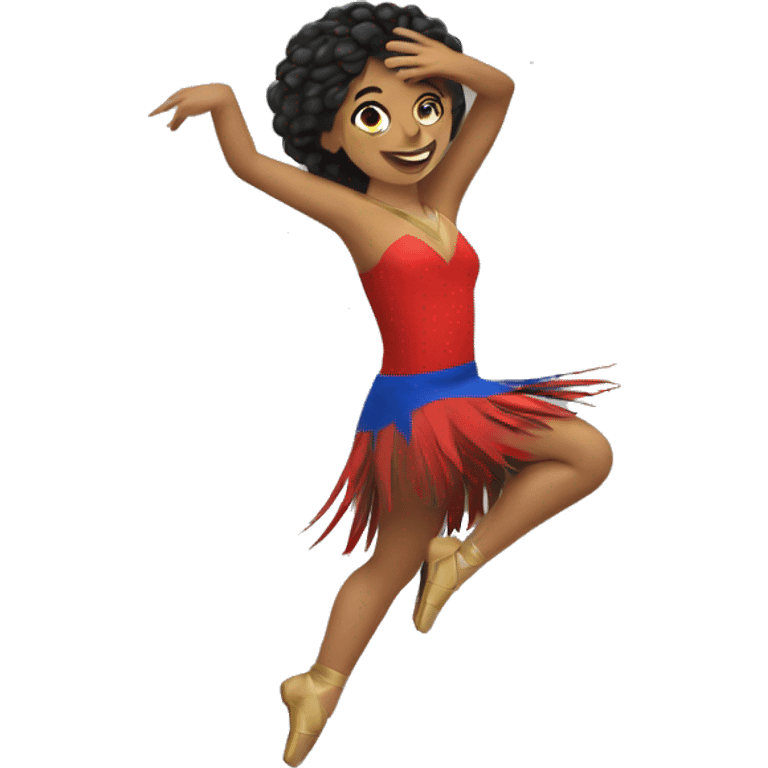 chilean dancer in brazil emoji