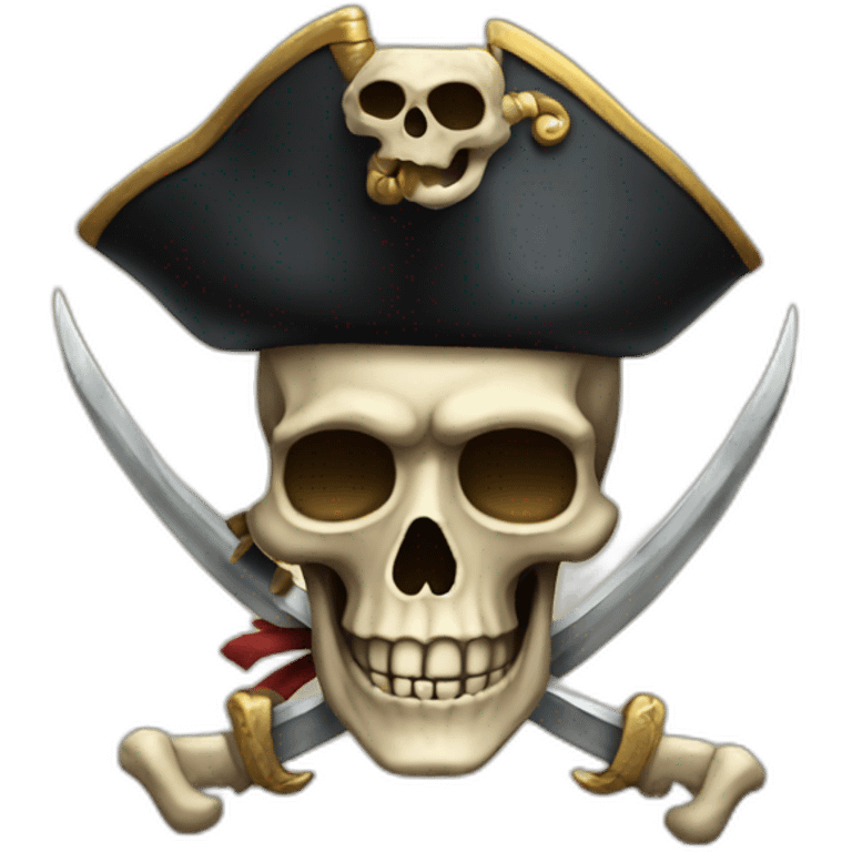 Skeleton Pirate emoji