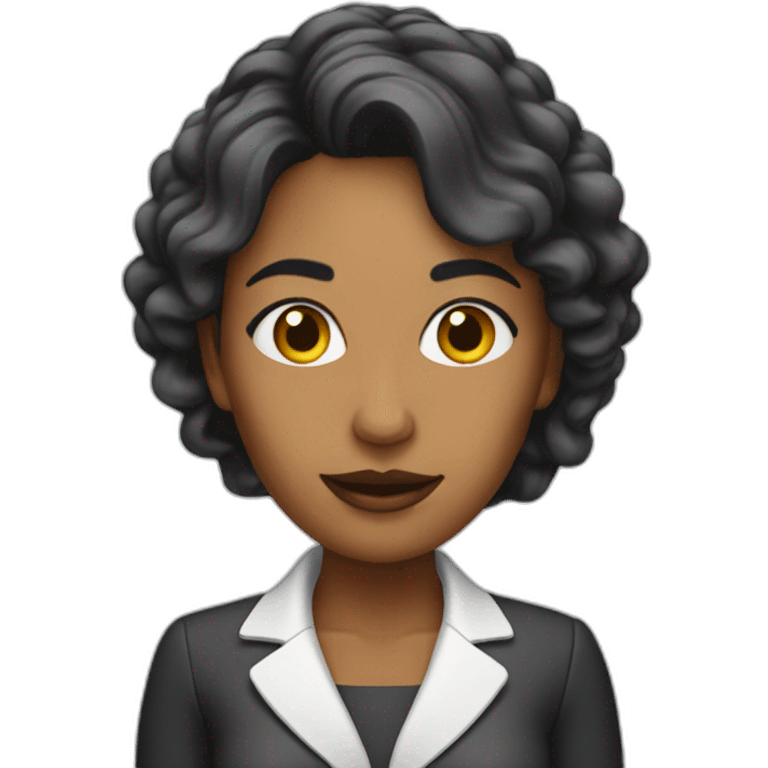 corporate woman being connfused emoji