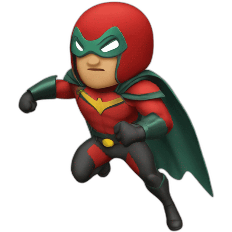 robin superhero emoji