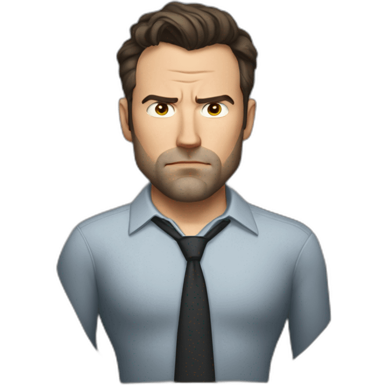 Ben Affleck serious emoji