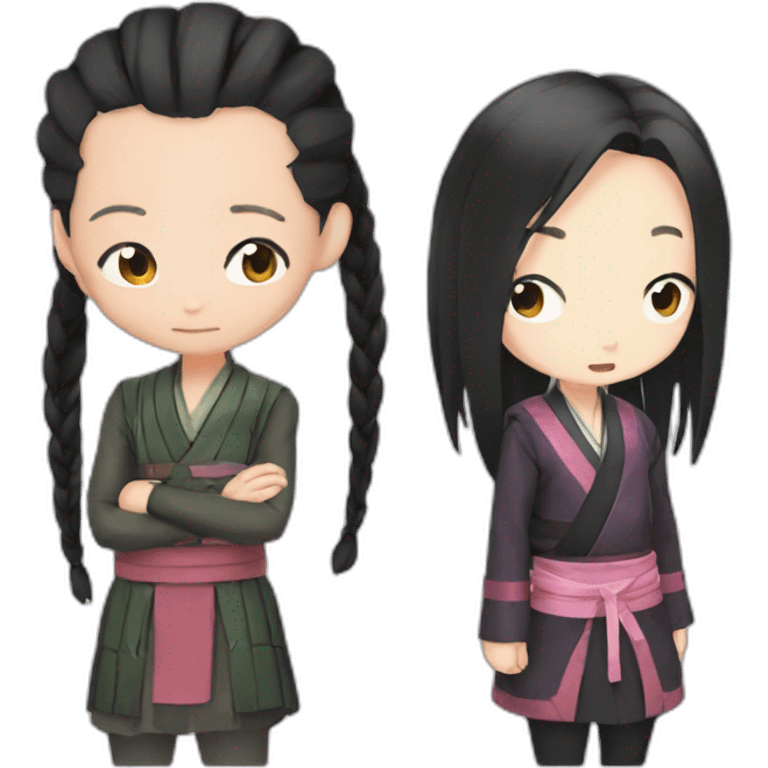 Nezuko et obanai emoji