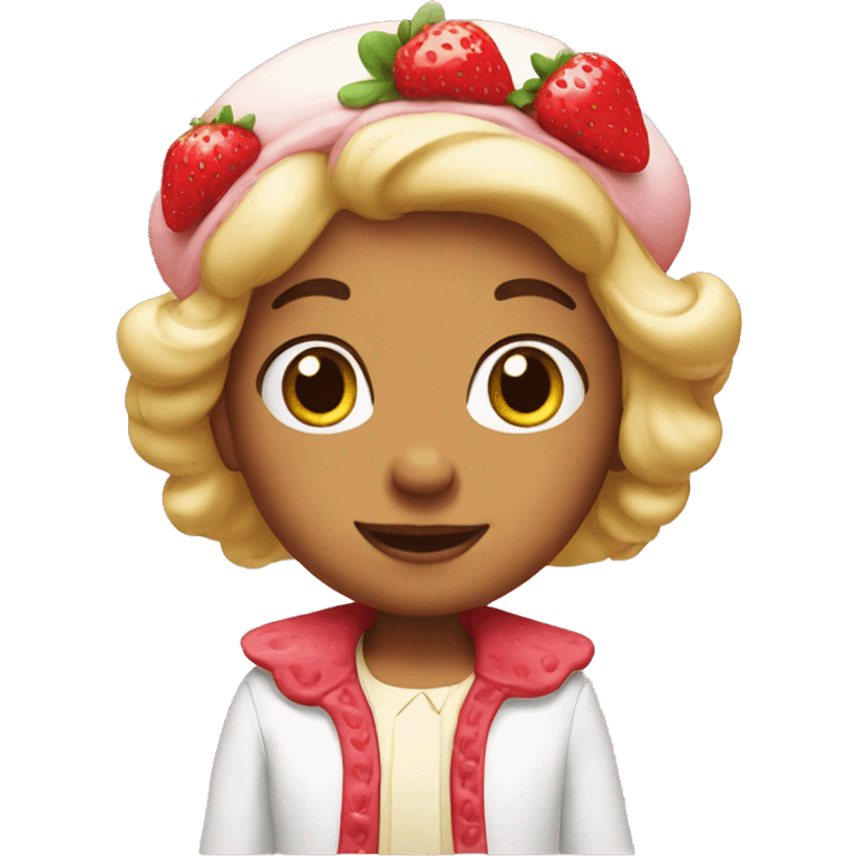 strawberry shortcake  emoji