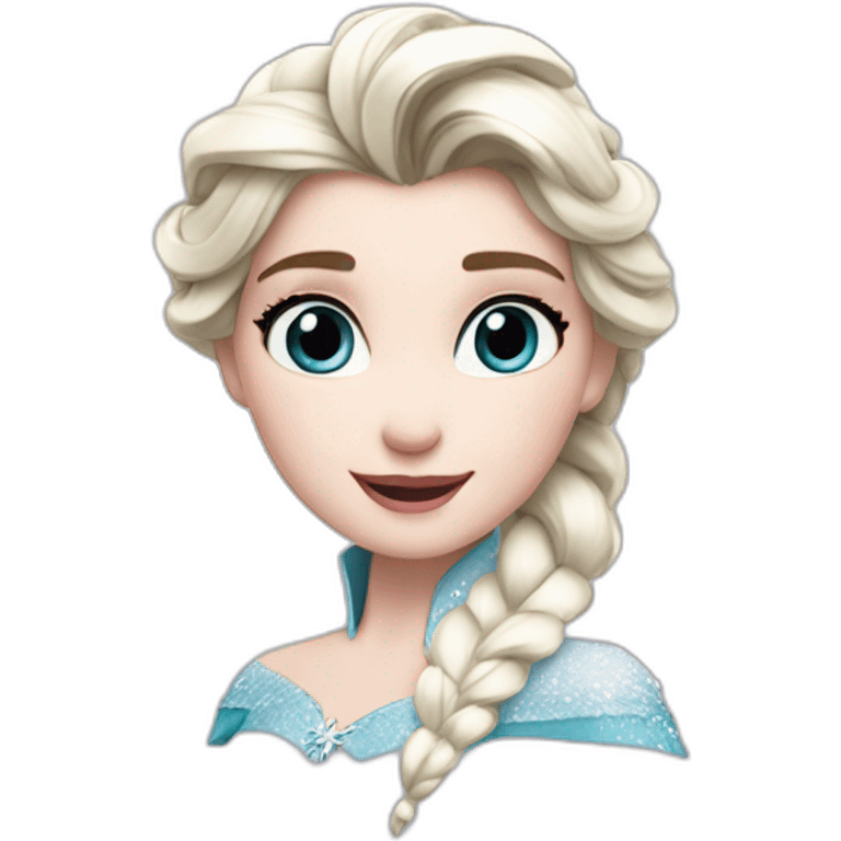 elsa frozen emoji