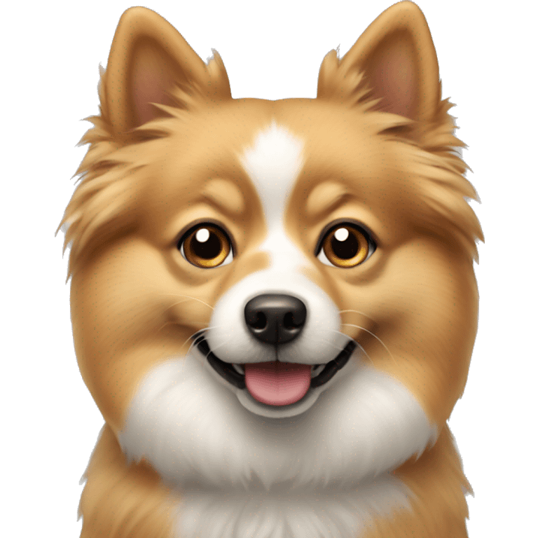 Spitz dog emoji