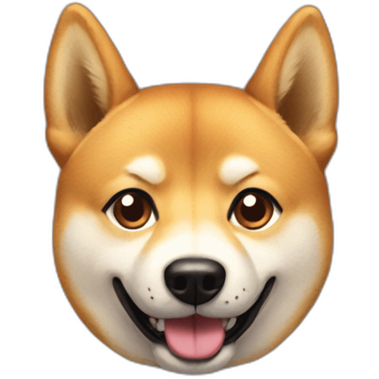 Doge-grinning emoji