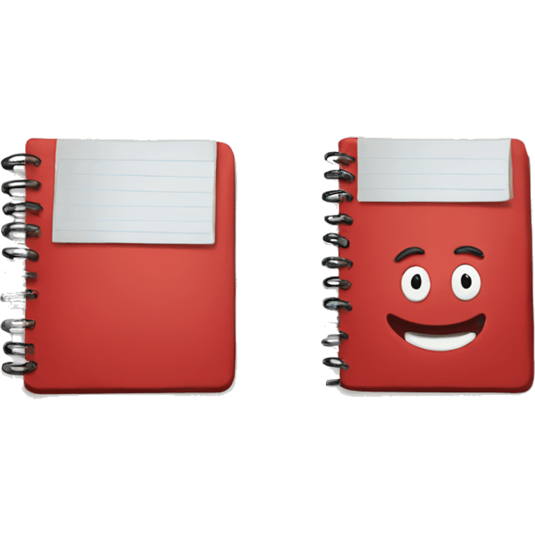 Red notebook emoji