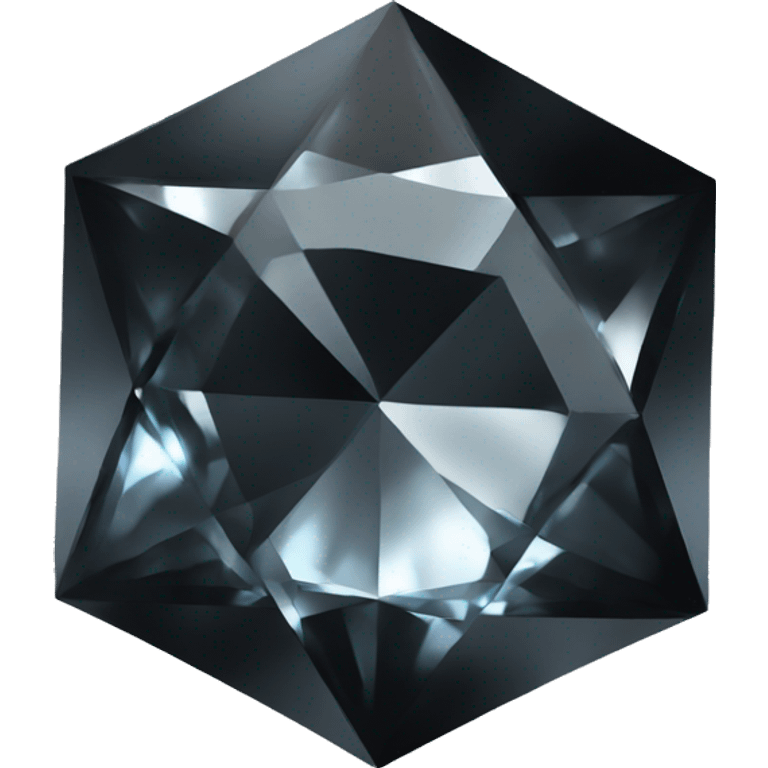 Black diamond emoji