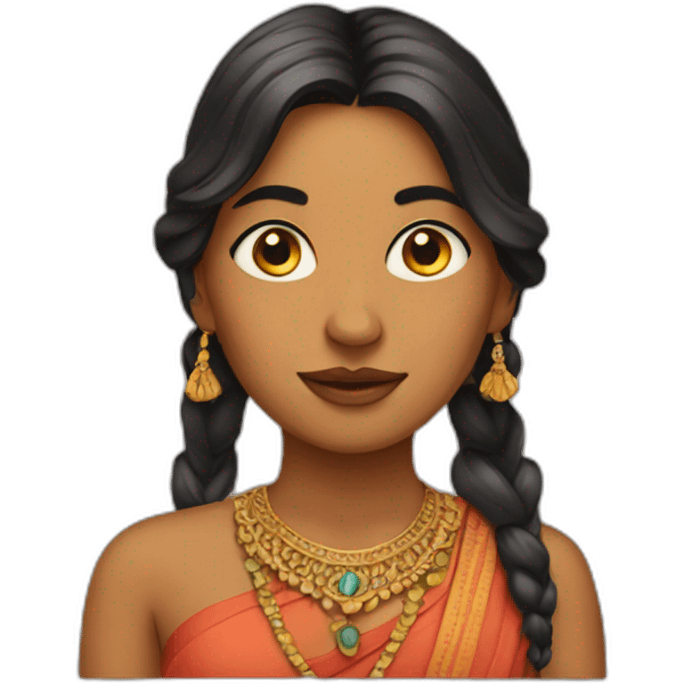 femme indiene  emoji