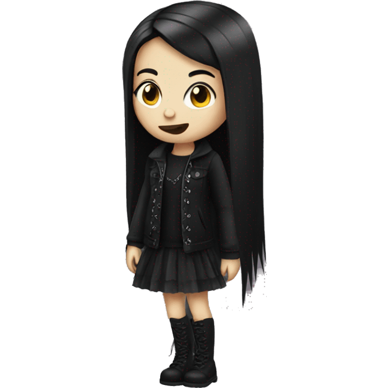 goth girl emoji