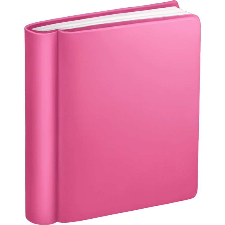 Pink book emoji