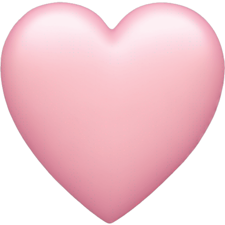 Pastel pink heart emoji