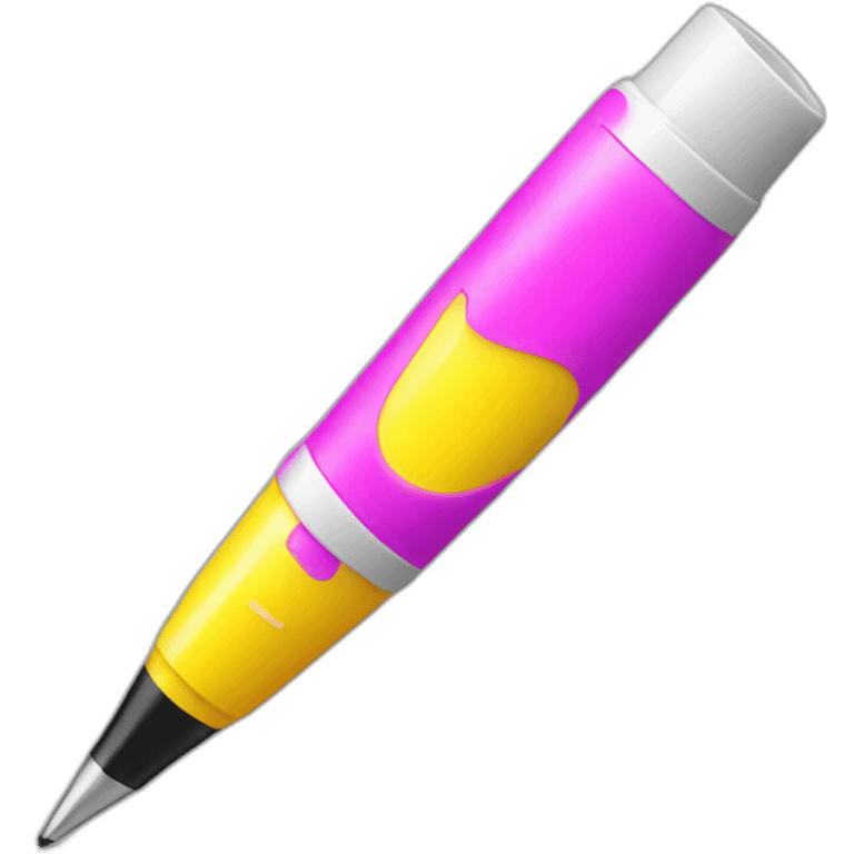 long highlighter pen emoji