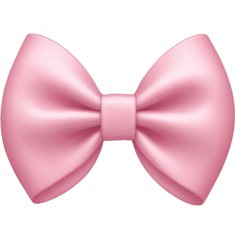 light pink bow on light pink bow emoji