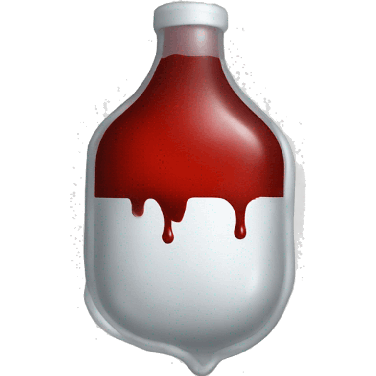 Blood bag emoji