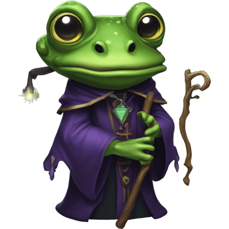 necromancer wizard frog emoji