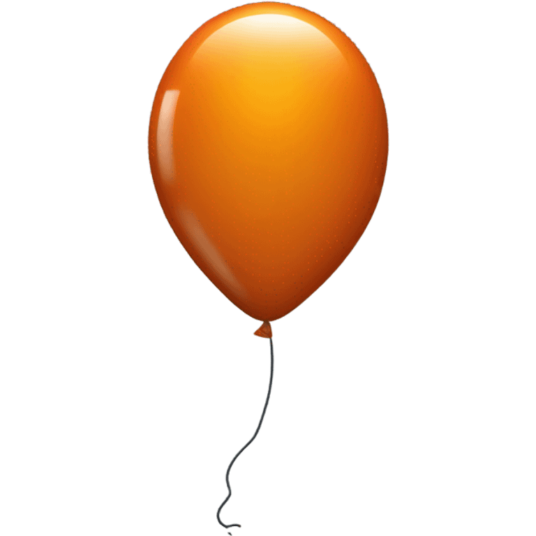 dark orange balloon emoji