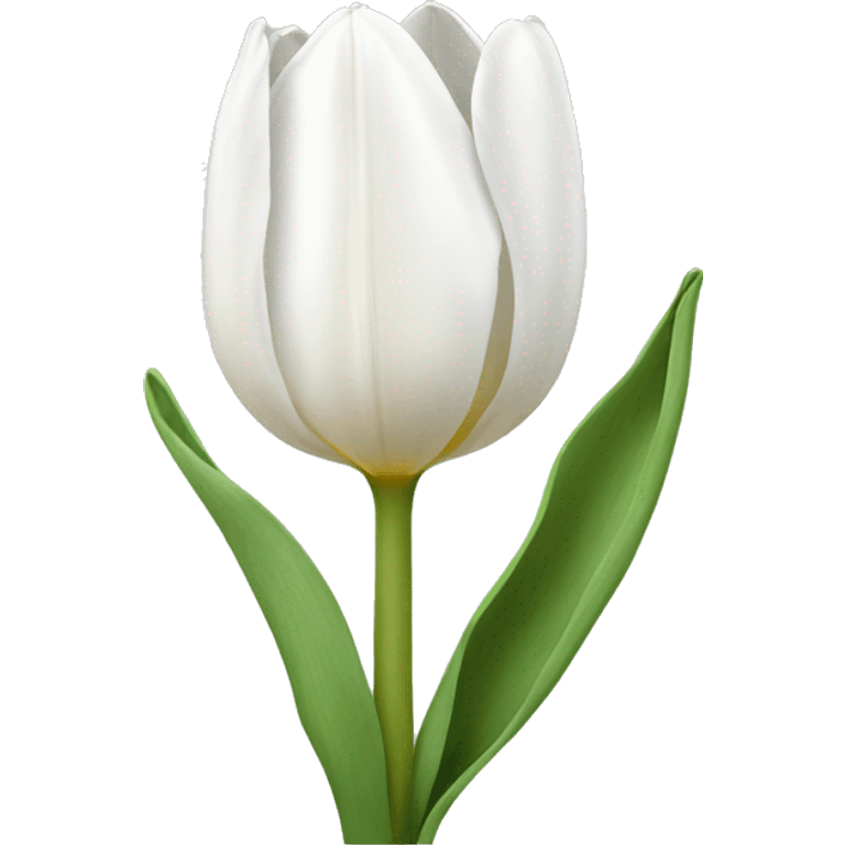 White tulip emoji