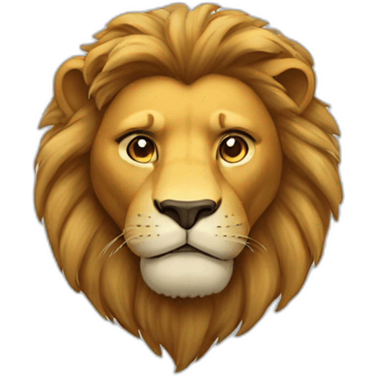 King lion emoji