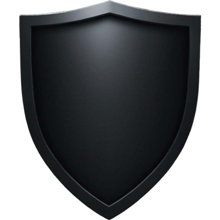 black shield fully black emoji