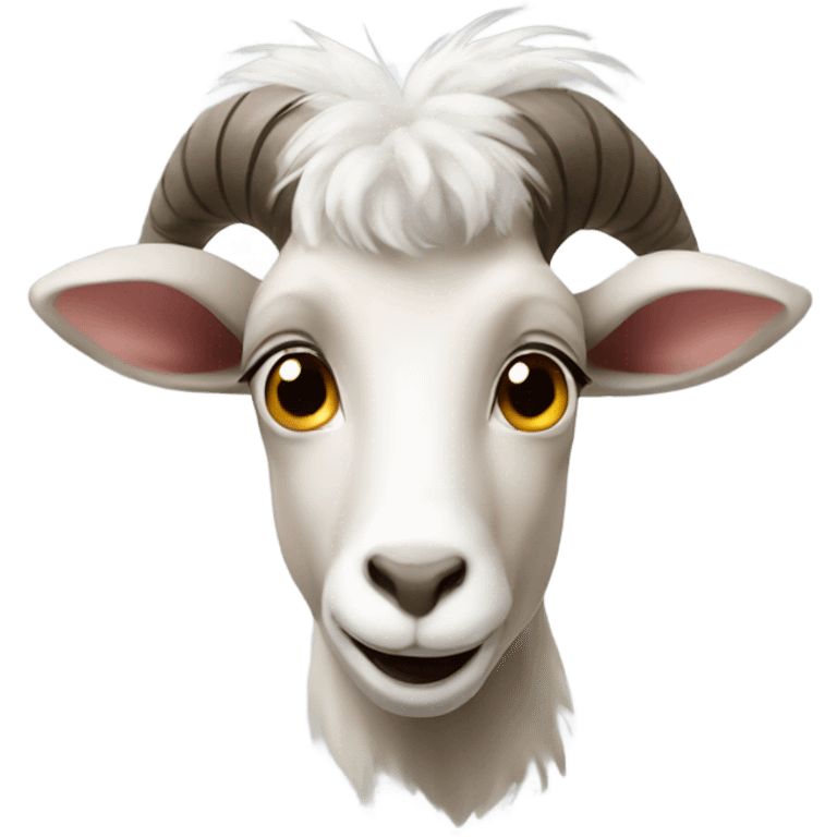 Einstein goat  emoji