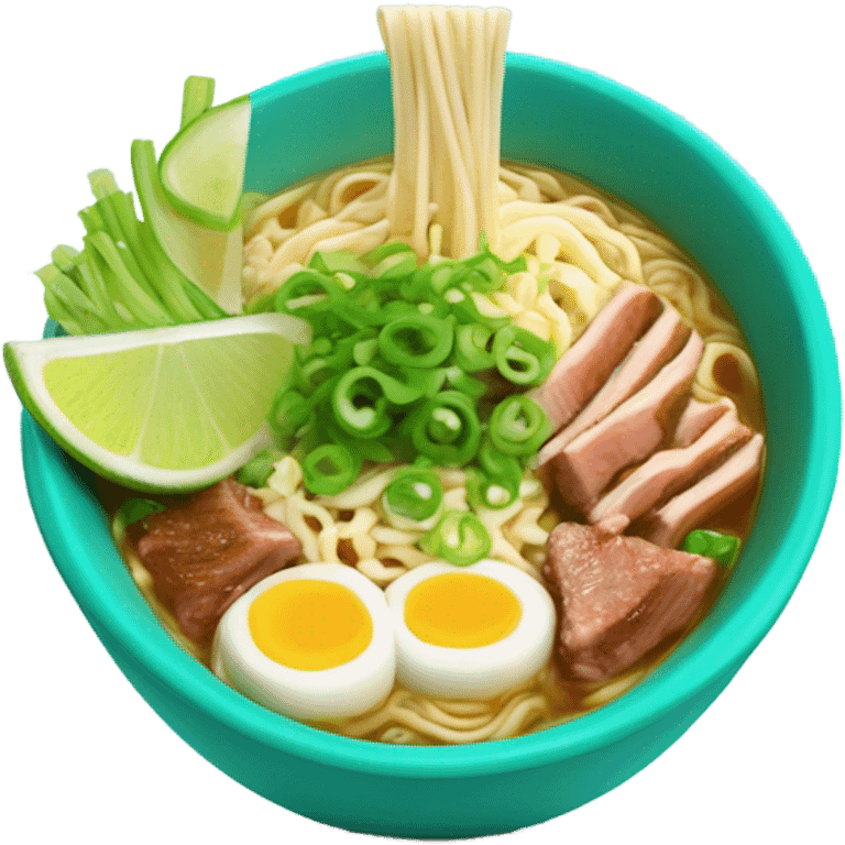 Baja blast ramen  emoji