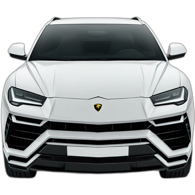 Lamborghini urus with khamzat chimaev up Of the car emoji