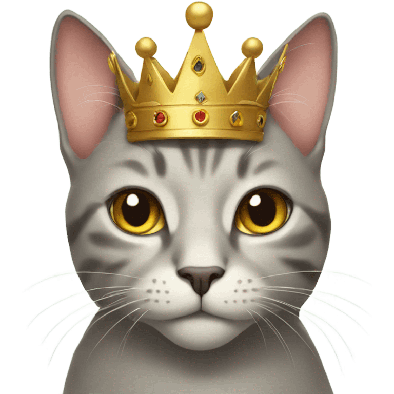 cat with crown emoji